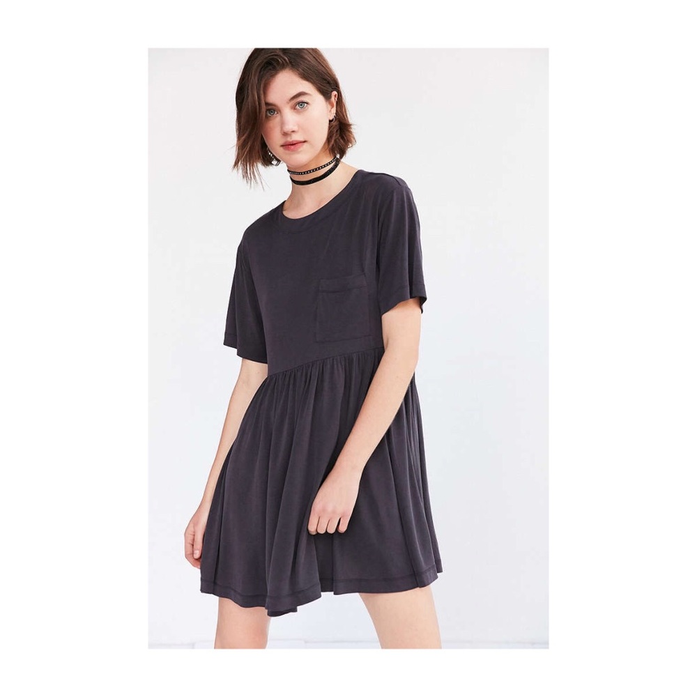 Grey Urban Outfitters pocket tee dress